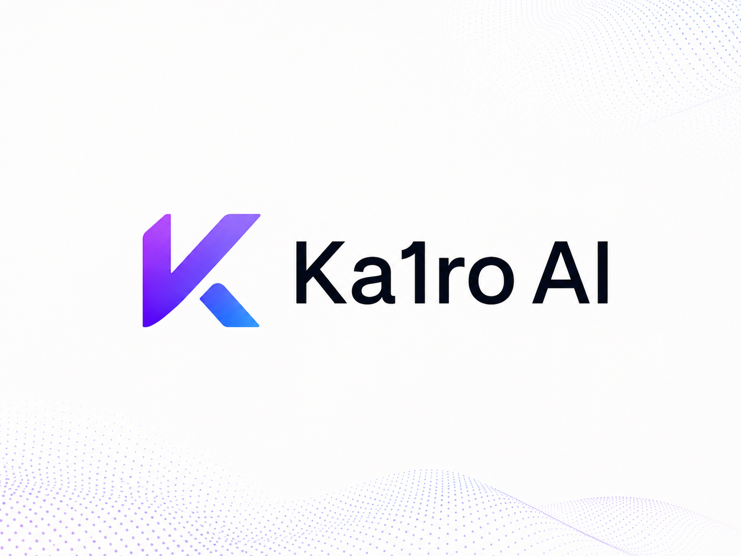 Ka1ro AI geometric logo brand artwork